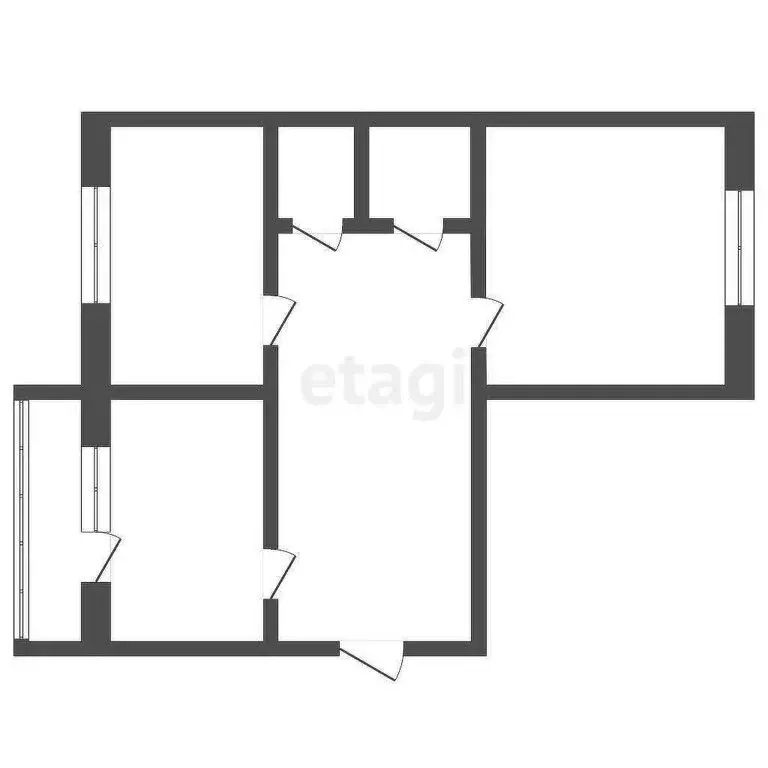 2-комнатная квартира: Нижний Тагил, улица Верхняя Черепанова, 21А ... - Фото 1