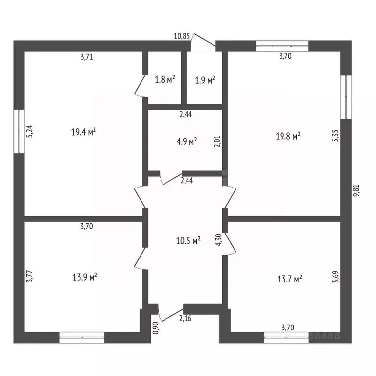 Дом в Амурская область, Благовещенский район, с. Чигири ул. ... - Фото 2