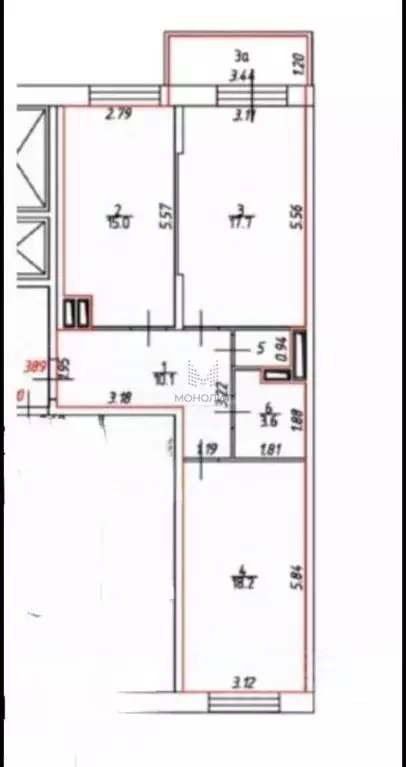 2-к кв. Московская область, Котельники ул. Кузьминская, 5к1 (66.0 м) - Фото 2