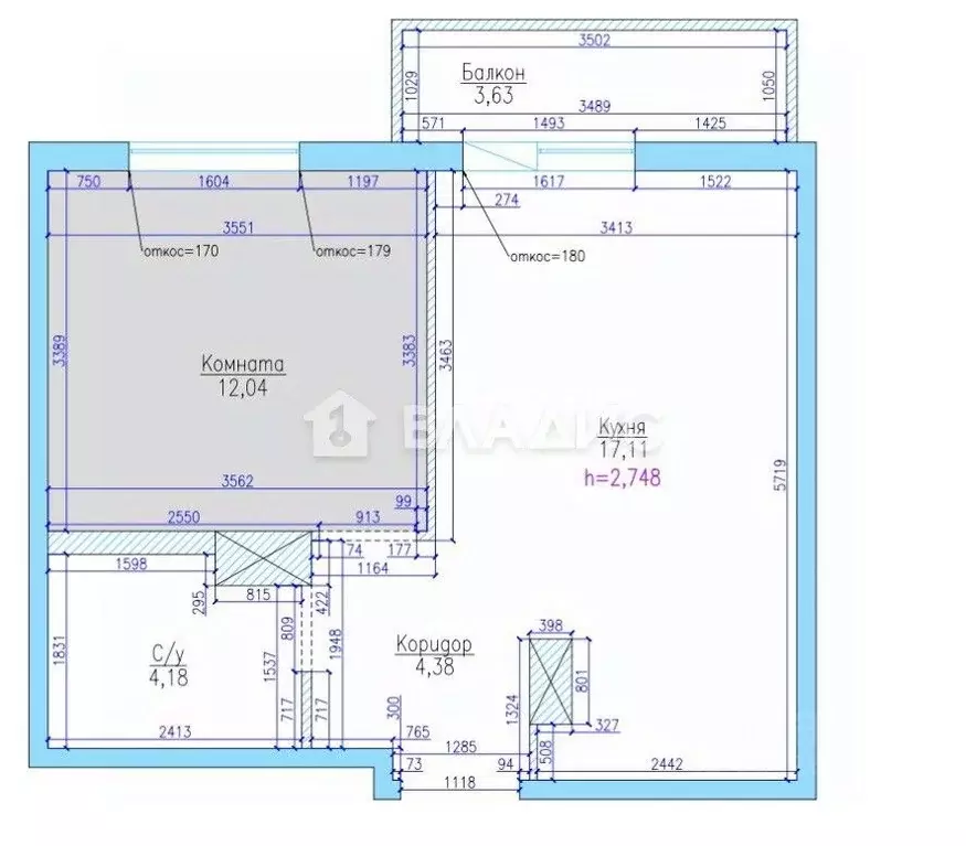1-к кв. Санкт-Петербург просп. Энгельса, 29 (39.6 м) - Фото 2