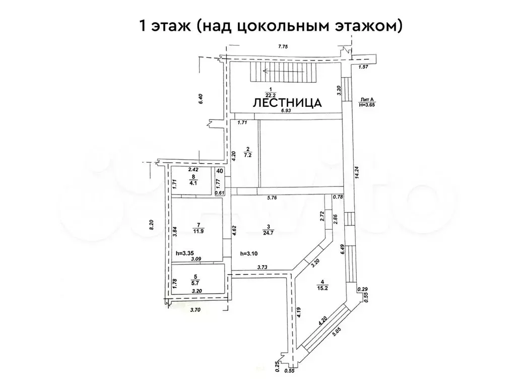 Помещение 305 м в центре на красной линии - Фото 1