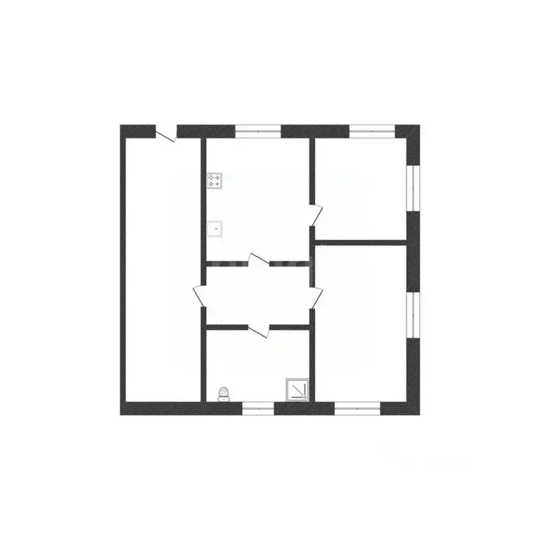 Дом в Курганская область, Курган Победа СТ, 136 (108 м) - Фото 1