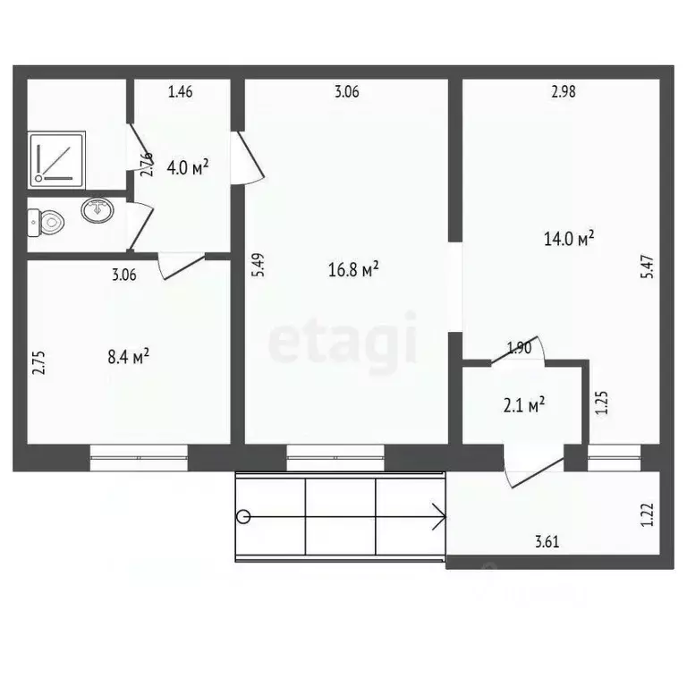 Торговая площадь в Тюменская область, Тюмень Восточный мкр, ул. ... - Фото 2