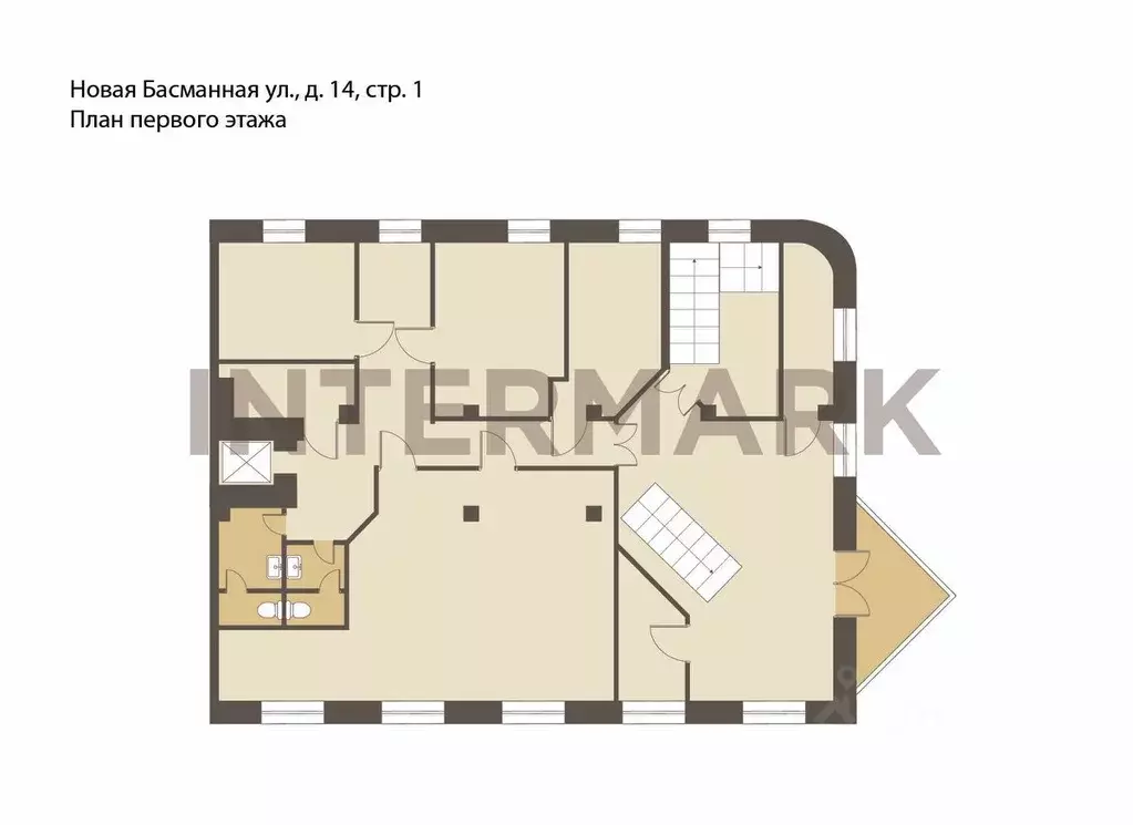 Офис в Москва Новая Басманная ул., 14С1 (1190 м) - Фото 1