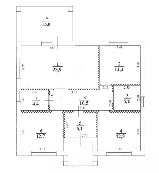Дом в Белгородская область, Белгородский район, Дубовское с/пос, с. ... - Фото 2