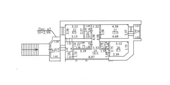 Помещение свободного назначения в Чувашия, Чебоксары ул. Юрия ... - Фото 2