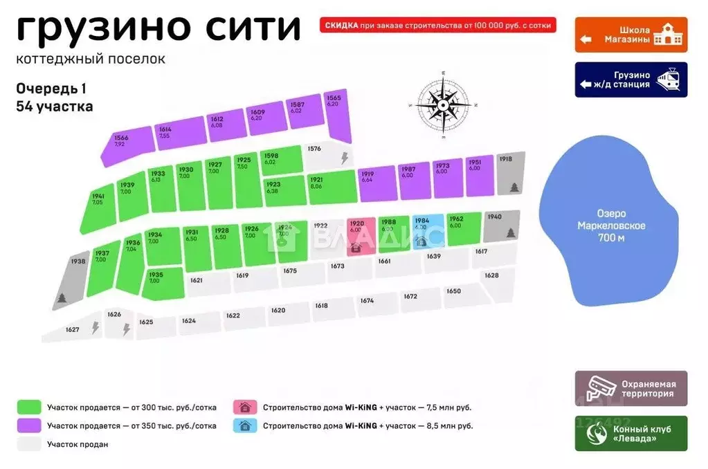 Участок в Ленинградская область, Всеволожский район, Куйвозовское ... - Фото 1