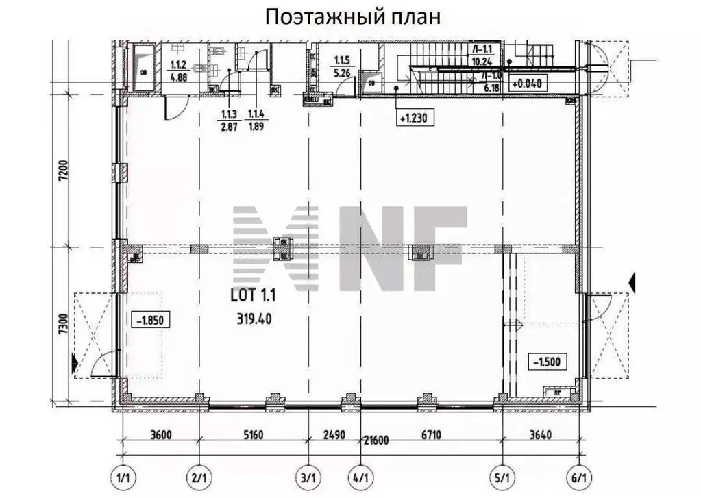 Торговая площадь в Москва 2-я Звенигородская ул., 12А (319 м) - Фото 1