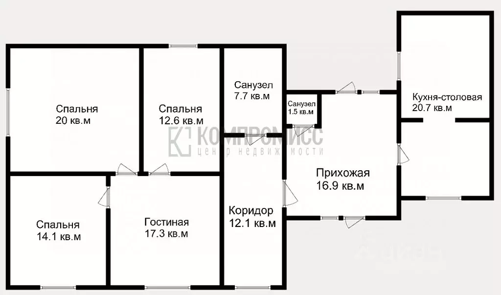 Дом в Краснодарский край, Абинск Коммунистическая ул., 5 (122 м) - Фото 1