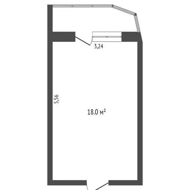 1к в 4-комнатной квартире (19.5 м) - Фото 2