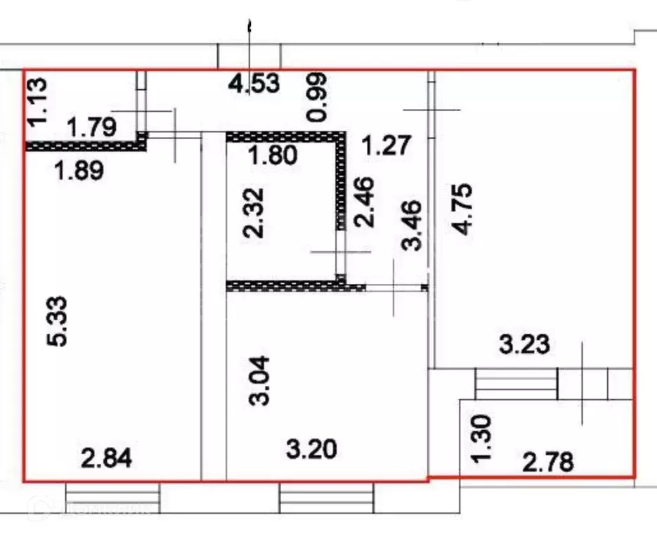 Продаётся 2-к квартира, 57 м - Фото 1