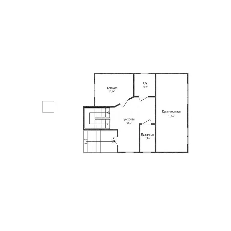 Дом в аул Новая Адыгея, улица Шовгенова, 25/2А (153.4 м) - Фото 1