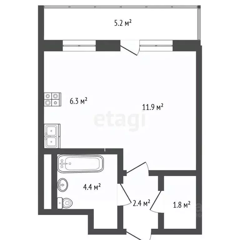 Студия Московская область, Мытищи городской округ, пос. Нагорное ... - Фото 2