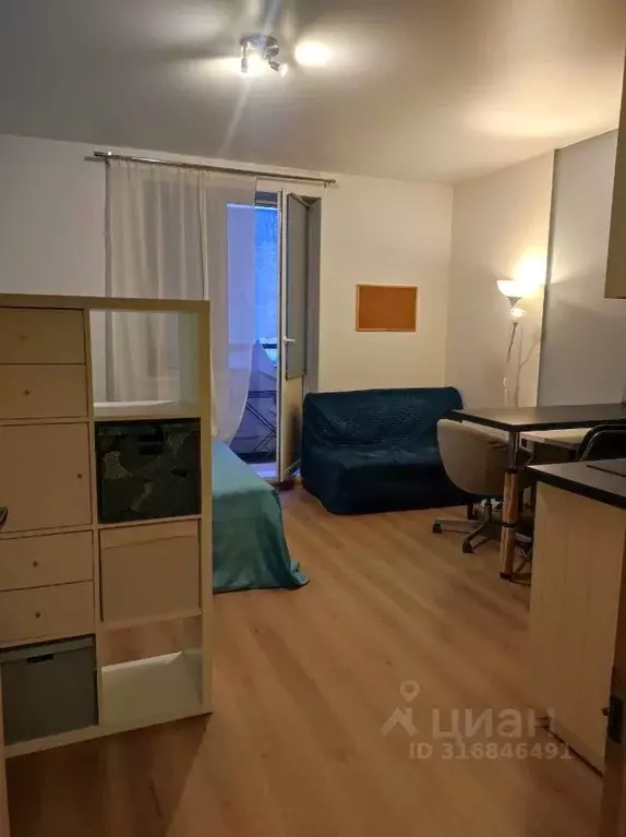 Студия Санкт-Петербург просп. Королева, 57к1 (28.5 м) - Фото 1