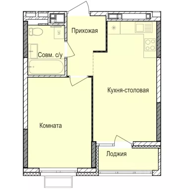 1-к кв. Удмуртия, Ижевск Автопроизводство жилрайон, Норвежский Лес ... - Фото 1