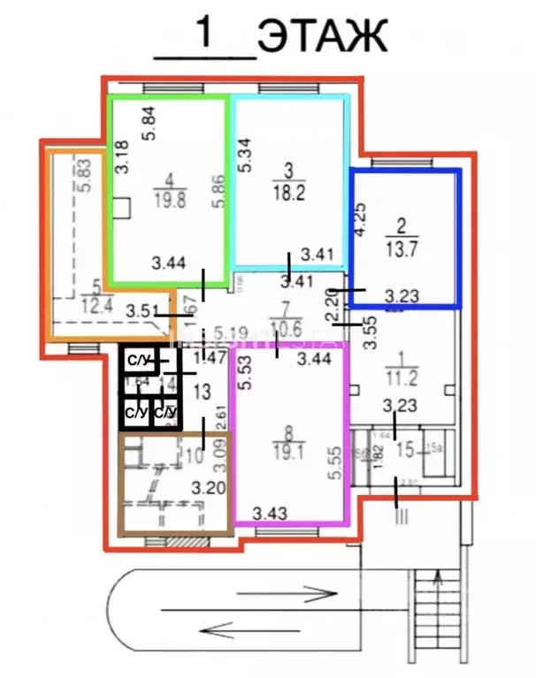 Торговая площадь в Москва Рождественская ул., 25 (128 м) - Фото 1