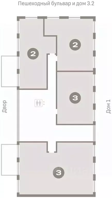 2-к кв. Тюменская область, Тюмень На Минской жилой комплекс (94.51 м) - Фото 1