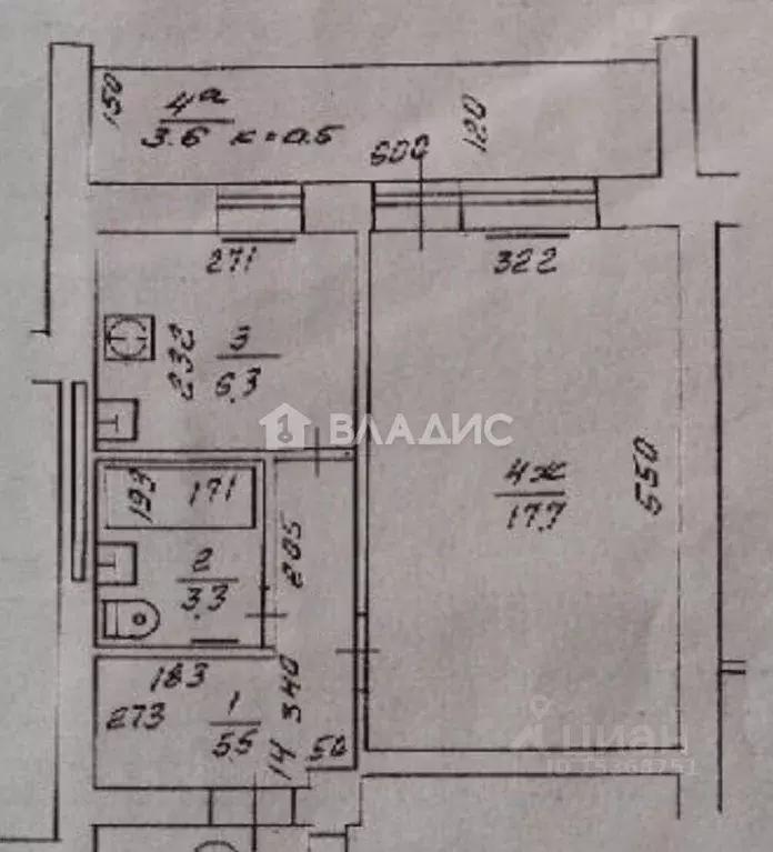 1-к кв. Калининградская область, Калининград Красносельская ул., 67А ... - Фото 2