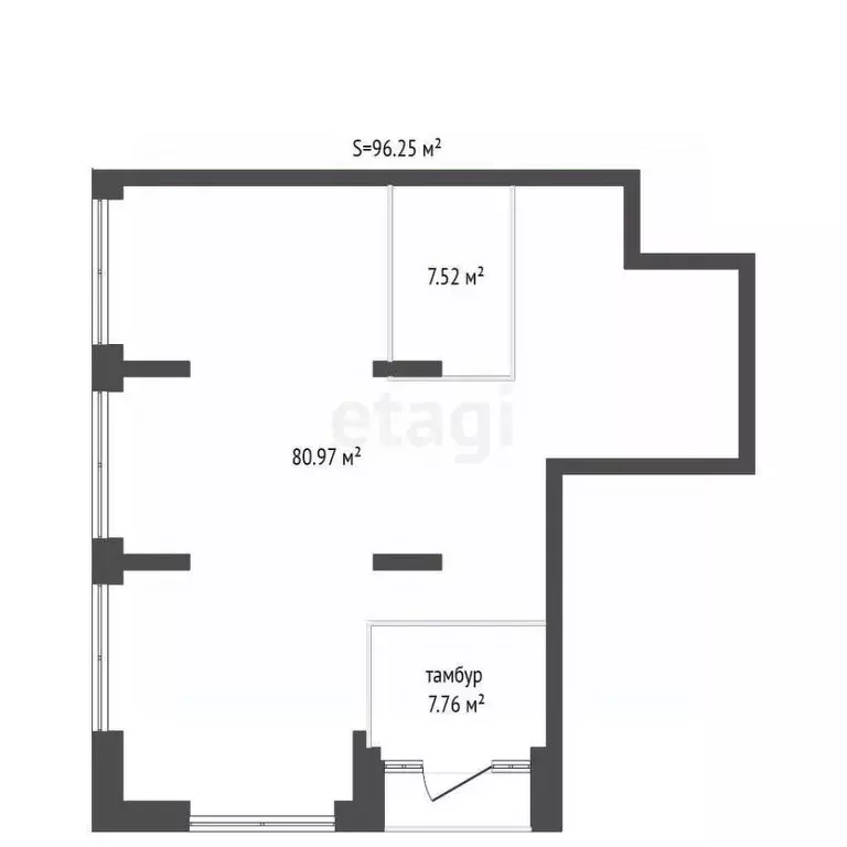 Помещение свободного назначения в Тюменская область, Тюмень Мысовская ... - Фото 1