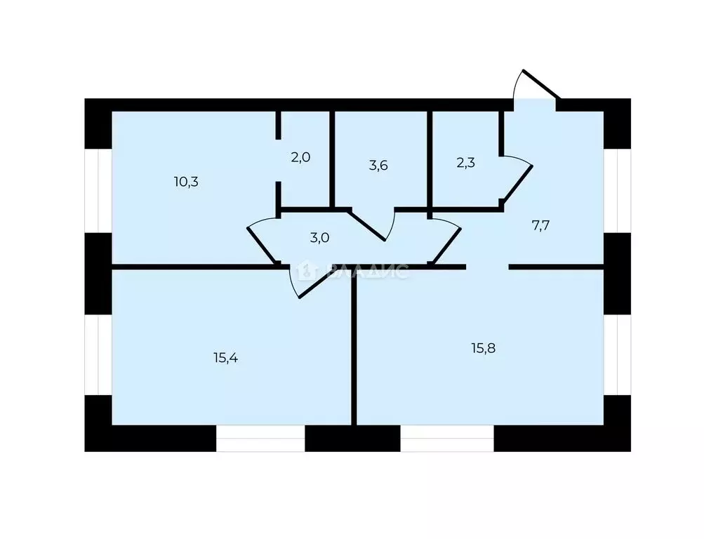 2-комнатная квартира: Москва, Летниковская улица, 6к2 (60.1 м) - Фото 1