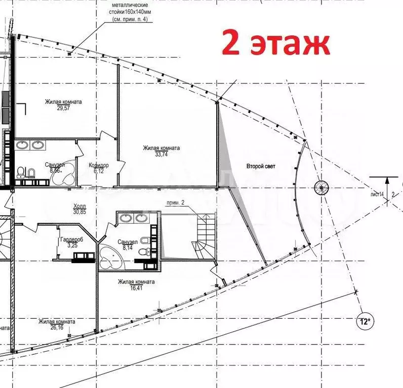 6-к. квартира, 331,5 м, 16/17 эт. - Фото 0