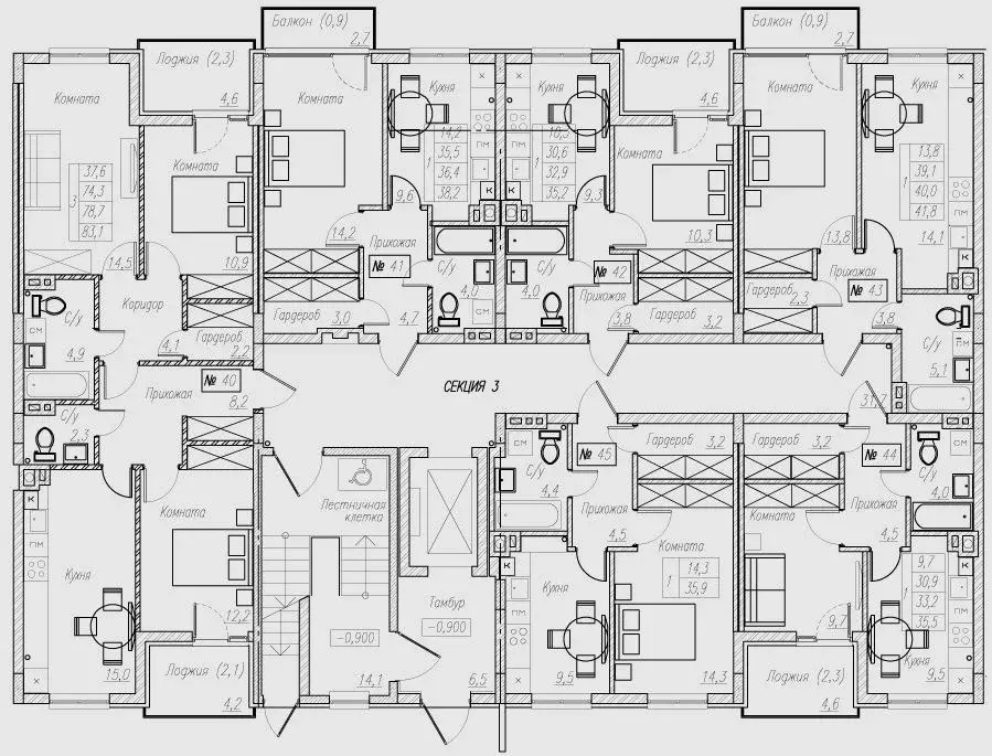 1-к кв. Калининградская область, Пионерский  (33.1 м) - Фото 2