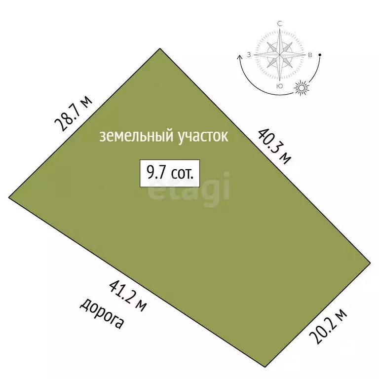 Участок в Тобольск, Вертолётный переулок (11 м) - Фото 1