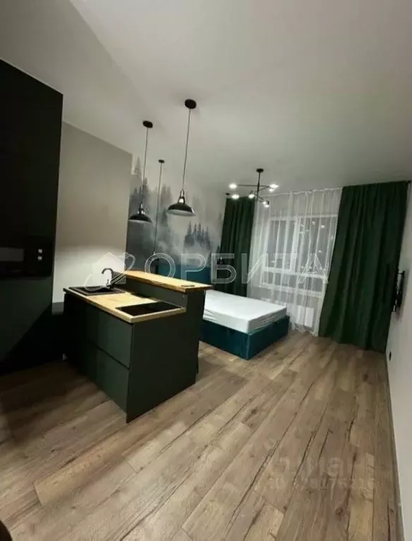 Студия Тюменская область, Тюмень ул. Сергея Свиридова, 7 (27.0 м) - Фото 1