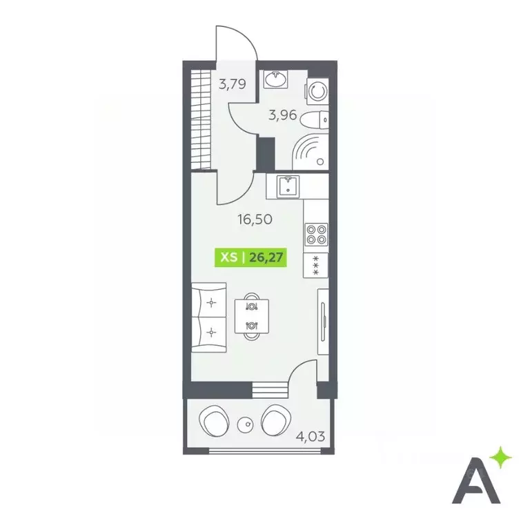 Студия Ленинградская область, Всеволожский район, Заневское городское ... - Фото 1