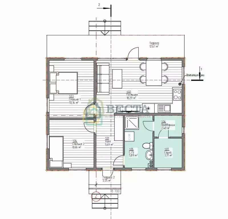 Дом в посёлок Сосново, КП Сосновские горки, 18-й Сосновский проезд, 7 ... - Фото 2