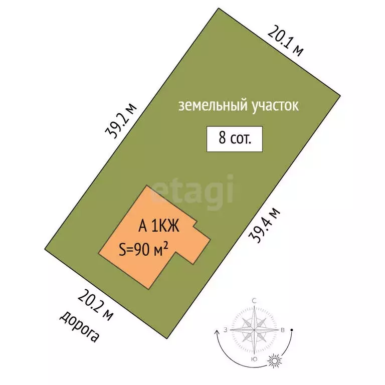 Дом в Тюменский муниципальный округ, деревня Паренкина, Зимняя улица ... - Фото 2
