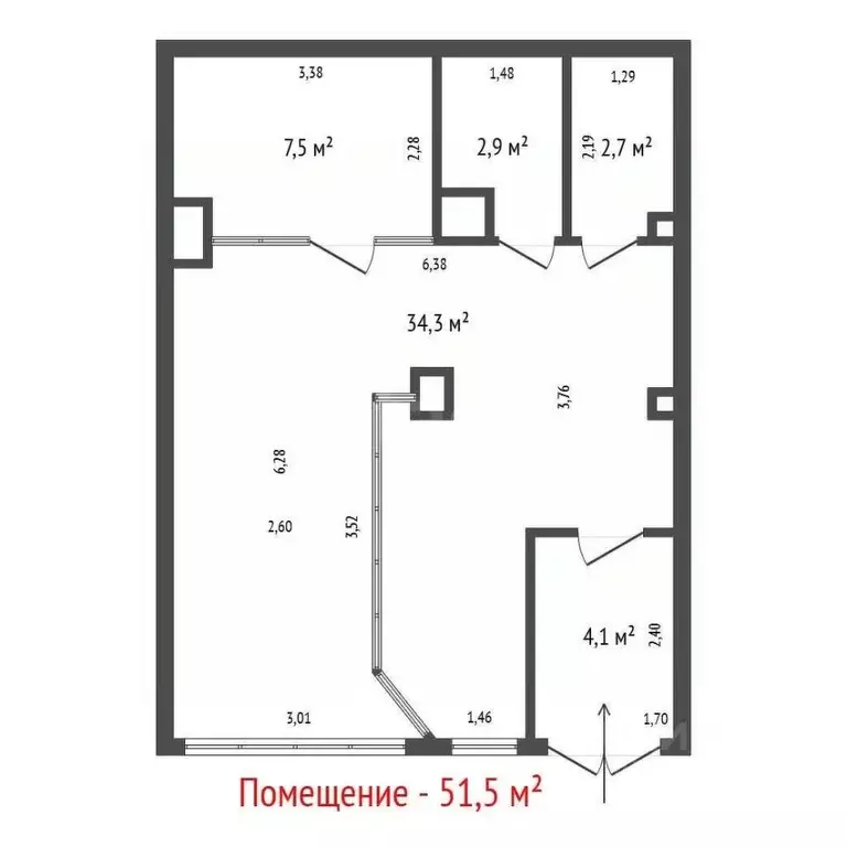 Торговая площадь в Свердловская область, Екатеринбург ул. Репина, 68 ... - Фото 2