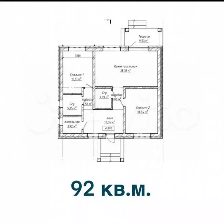 Дом 92 м на участке 7,7 сот. - Фото 0