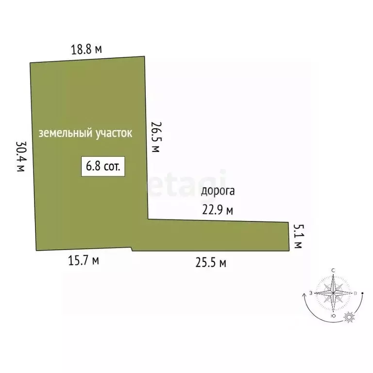 Участок в Ленинградская область, Мурино Всеволожский район, Заречная ... - Фото 1