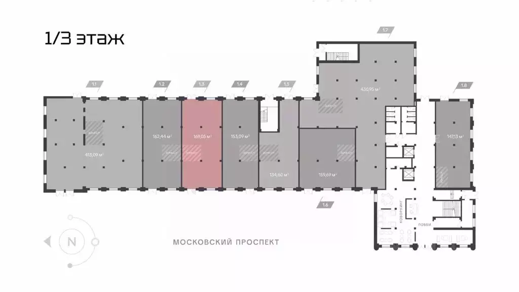 Помещение свободного назначения в Санкт-Петербург Московский просп., ... - Фото 1