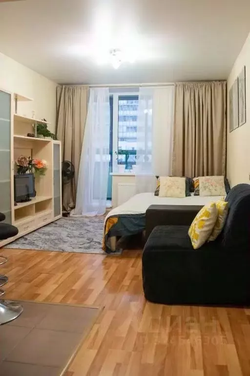 1-к кв. Ленинградская область, Мурино Всеволожский район, аллея ... - Фото 1