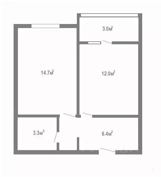 1-к кв. Тюменская область, Тюмень ул. Николая Федорова, 17 (36.4 м) - Фото 1