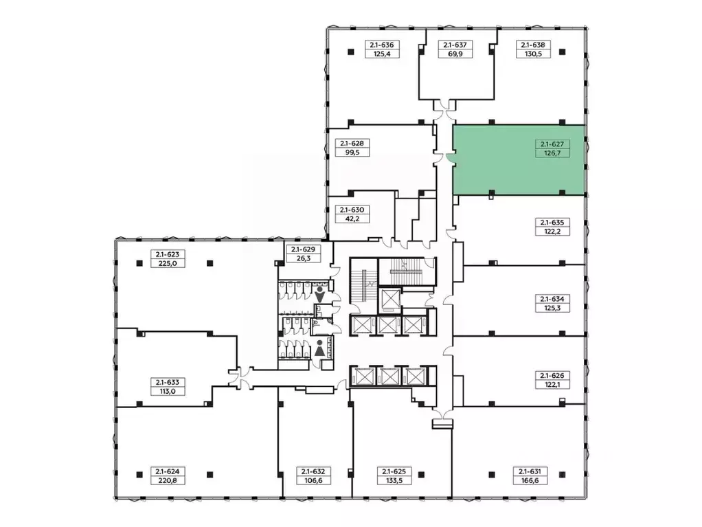 Офис в Москва д. Николо-Хованское, ул. Батюшкова, 7к4 (127 м) - Фото 1