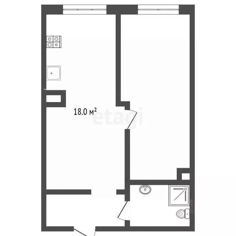 2-к кв. Московская область, Лыткарино 6-й мкр, 15В (40.5 м) - Фото 1