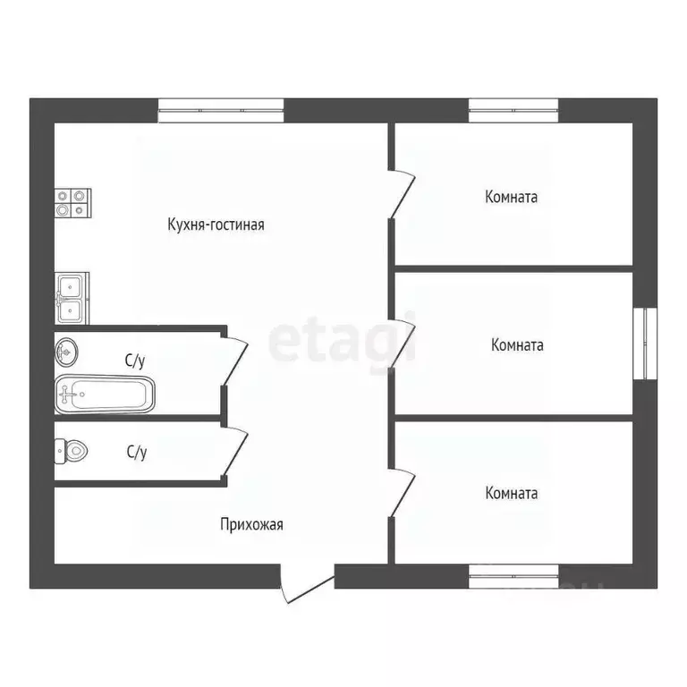 Дом в Ростовская область, Батайск Московская ул. (100 м) - Фото 1
