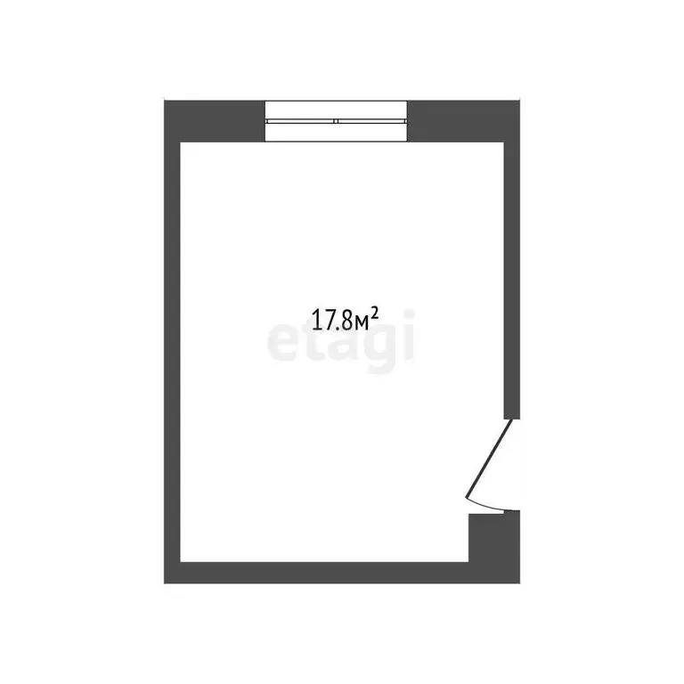 1к в -комнатной квартире ( м) - Фото 1