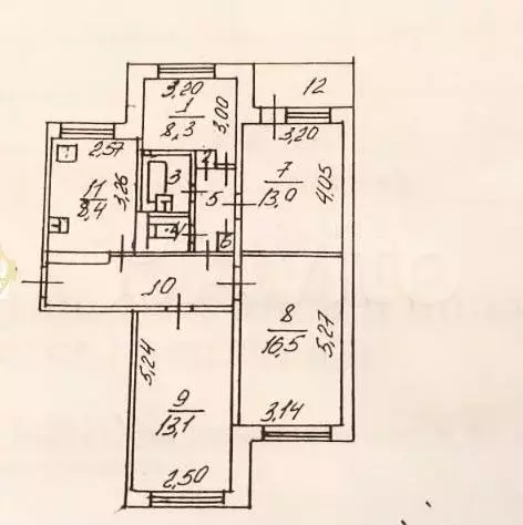 4-к. квартира, 75,8 м, 4/9 эт. - Фото 0