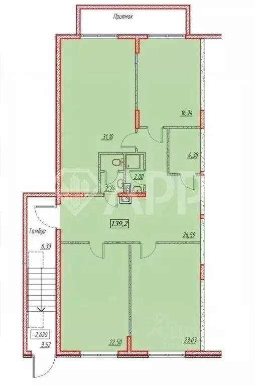 Торговая площадь в Краснодарский край, Новороссийск просп. Ленина, 52А ... - Фото 2