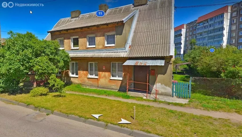 2-комнатная квартира: Балтийск, Садовая улица, 11 (62 м) - Фото 1