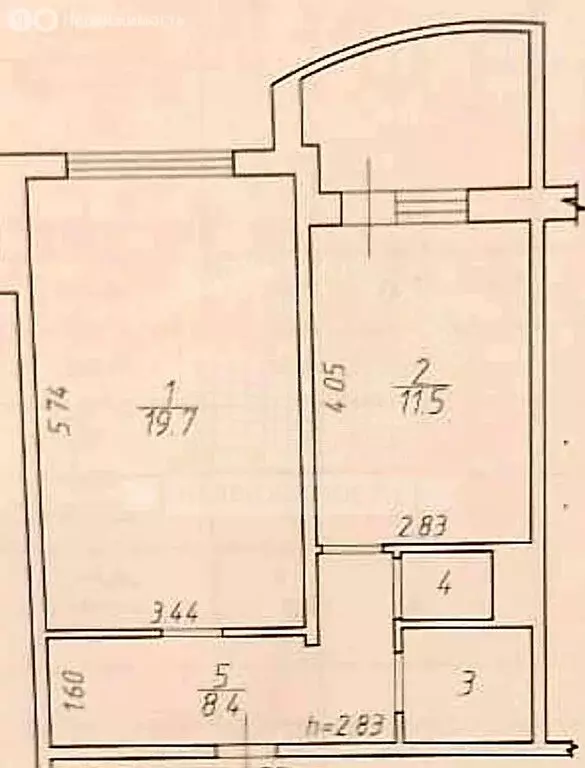 1-комнатная квартира: Калуга, улица 65 лет Победы, 41к2 (43.8 м) - Фото 1