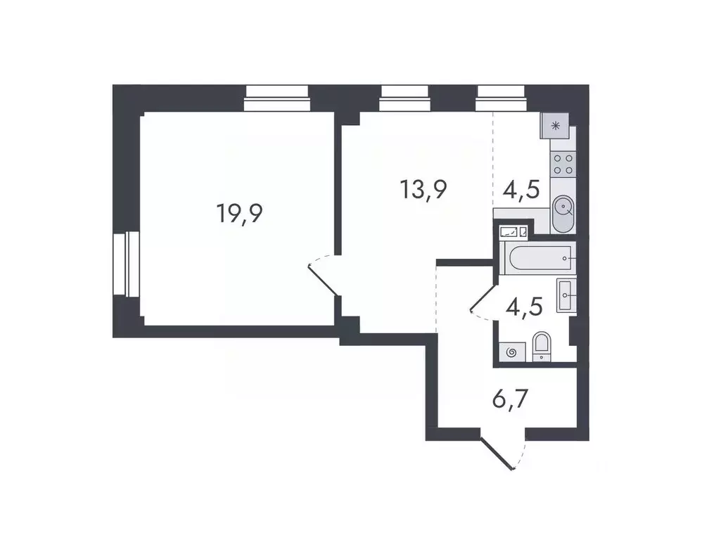 2-к кв. Кировская область, Киров ул. Чистопрудненская, 13 (49.5 м) - Фото 0