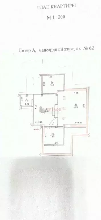 3-к кв. Ростовская область, Ростов-на-Дону пер. Семашко, 48а (110.9 м) - Фото 2