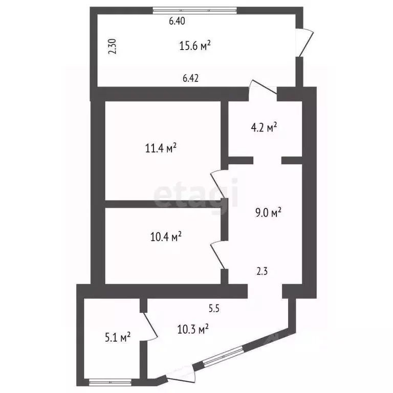 3-к кв. Крым, Феодосия ул. 8 Марта, 10 (50.3 м) - Фото 2