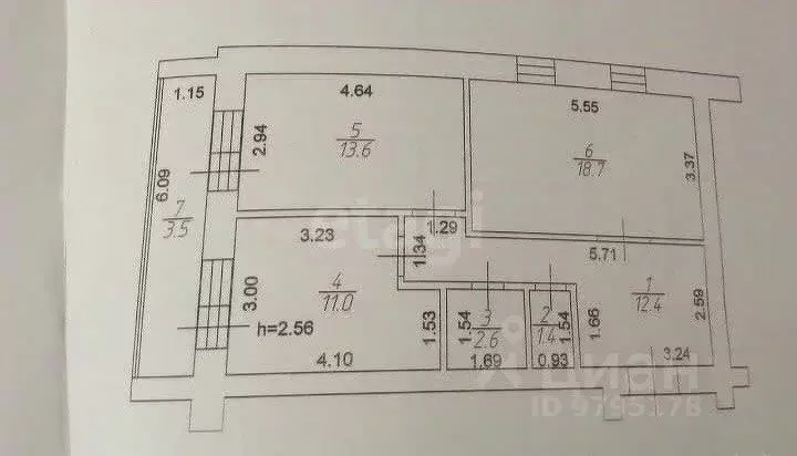 2-к кв. Татарстан, Лаишево ул. Ульяны Громовой, 33В (59.7 м) - Фото 1