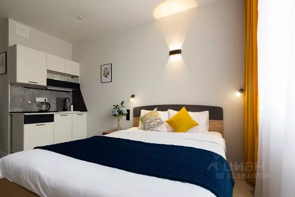 Студия Новосибирская область, Новосибирск ул. Кирова, 113/2 (25.0 м) - Фото 2